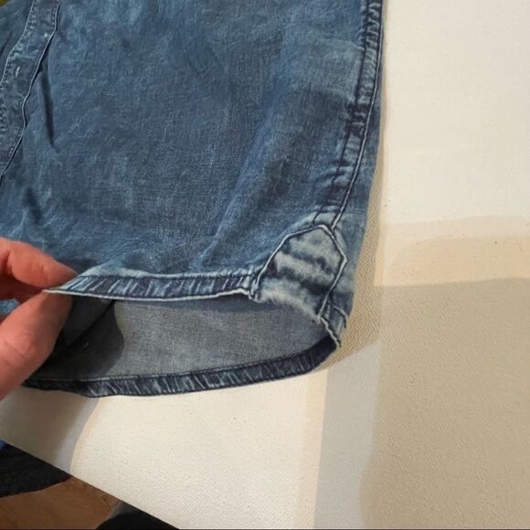 Buffalo by David Bitton Salindo denim shirt with mother of Pearl snaps size L - Picture 10 of 13